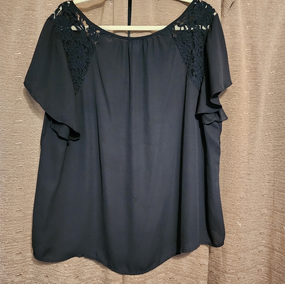 Torrid Black Lace Top - Picture 4 of 5